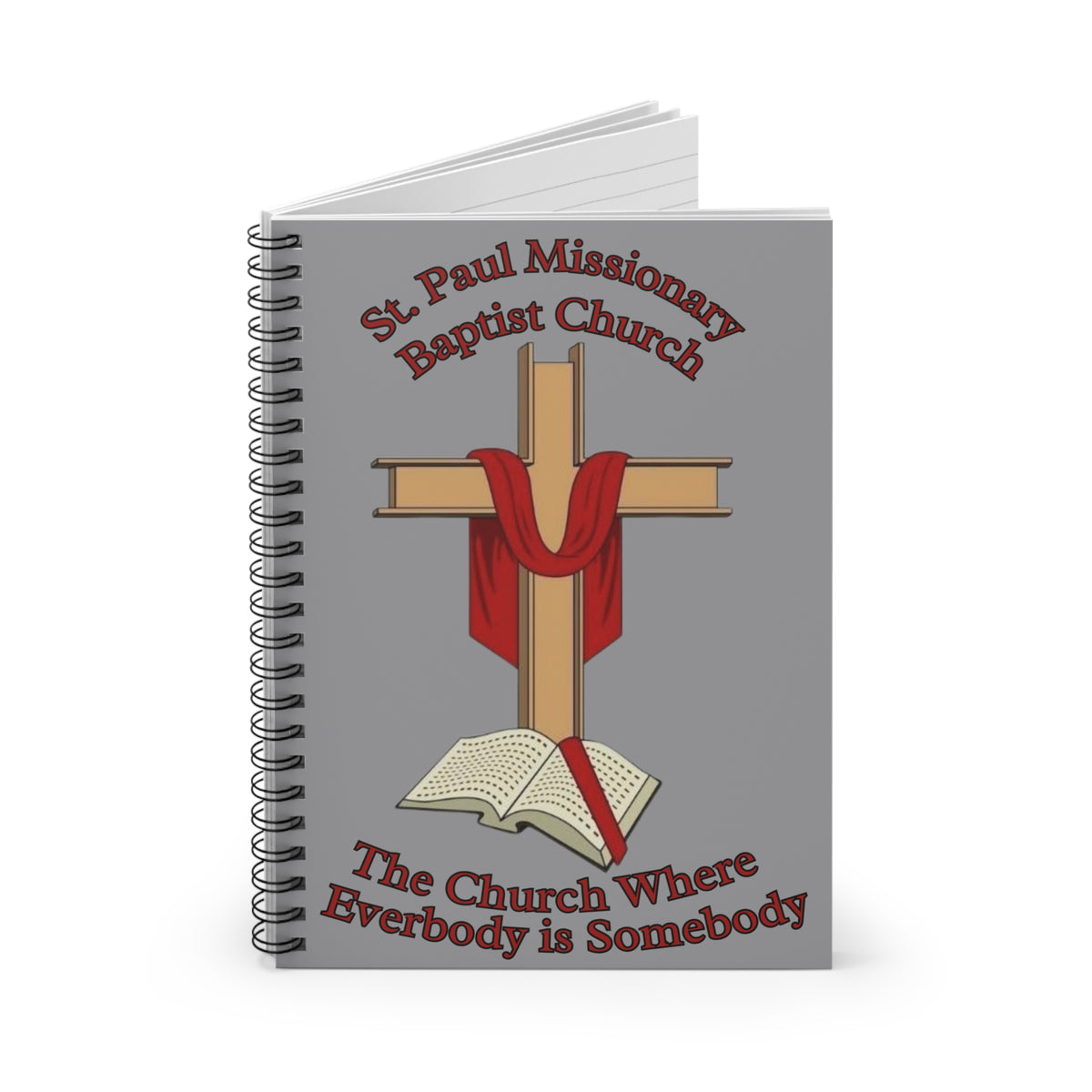 St. Paul Missionary Baptist Church Notebook —Grey