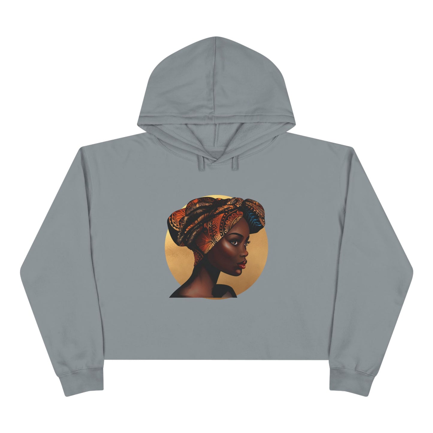 Queen Moon Crop Hoodie