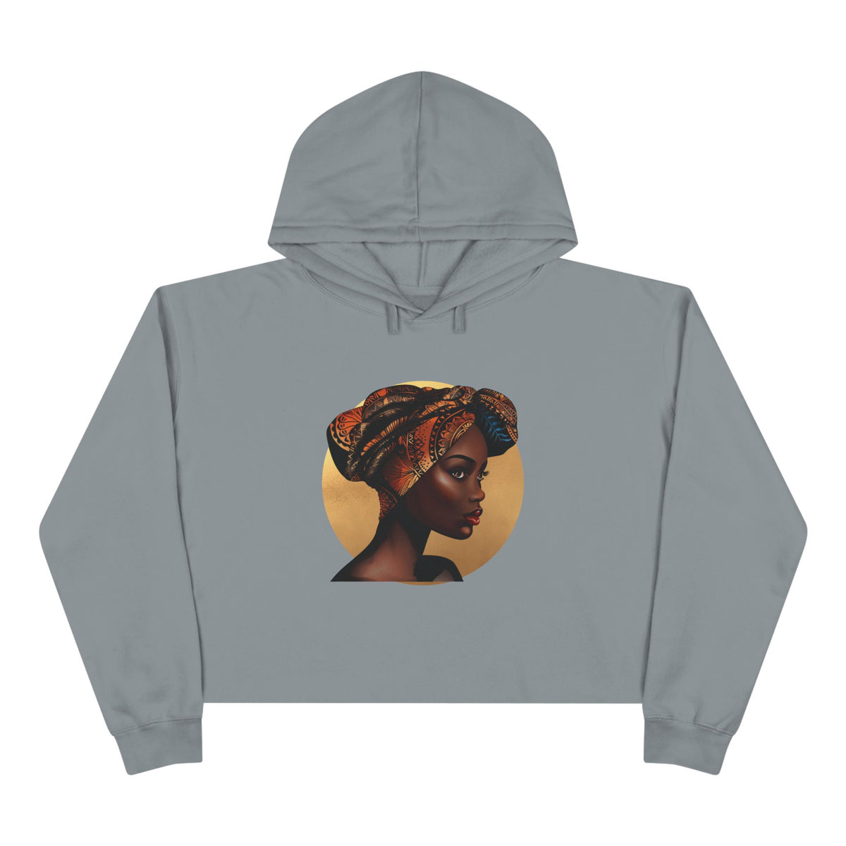 Queen Moon Crop Hoodie