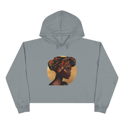 Queen Moon Crop Hoodie