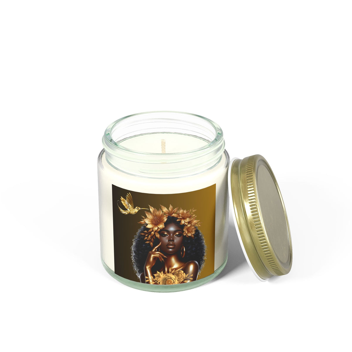 Hummingbird-Scented Candles, Coconut Apricot Wax (4oz, 9oz)