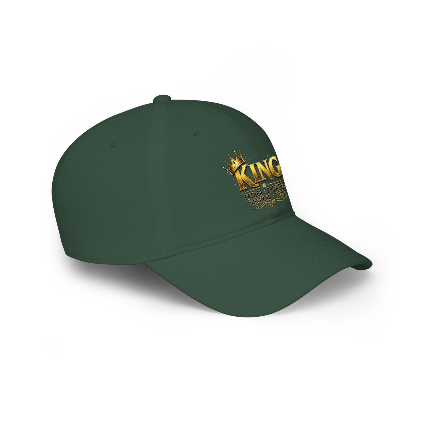 King, Father, Husband, Provider, Hero Crown Baseball Cap