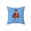 They Not Like Us 4- (Lt Blue) Spun Polyester Square Pillow