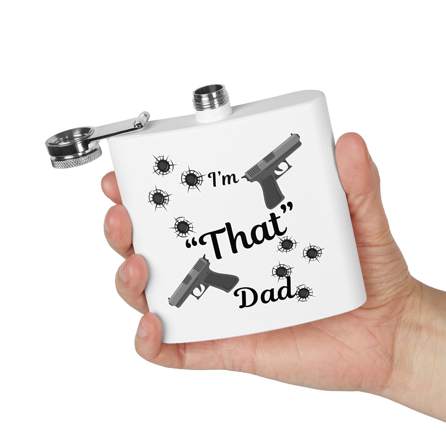 Funny Stainless Steel Flask for Dad | I'm "That" Dad