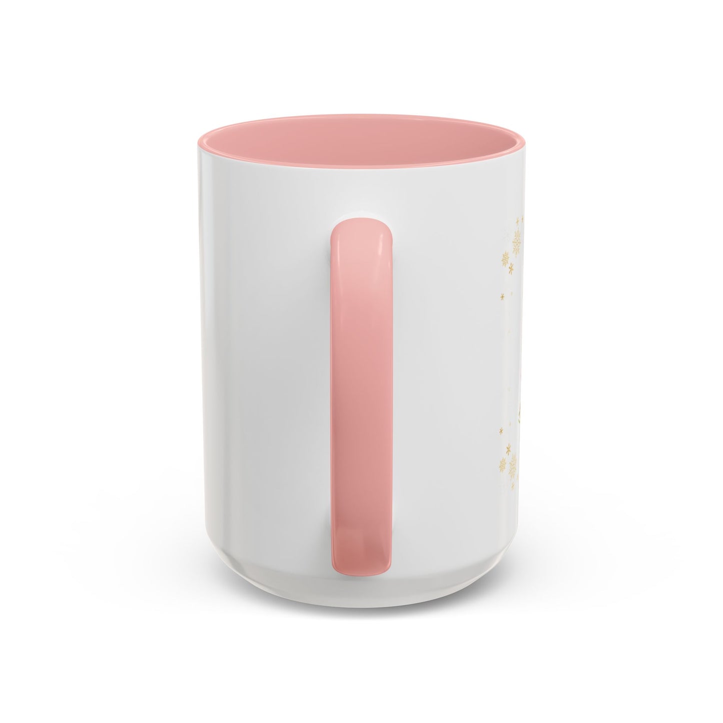 Naughty Feels Nice-Accent Coffee Mug (11, 15oz) (Pink)