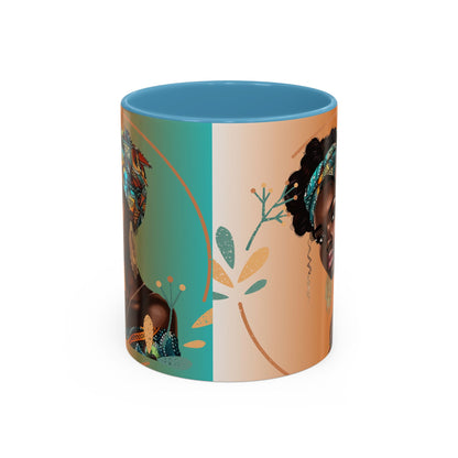 Queen Teal Accent Coffee Mug |  11oz & 15oz