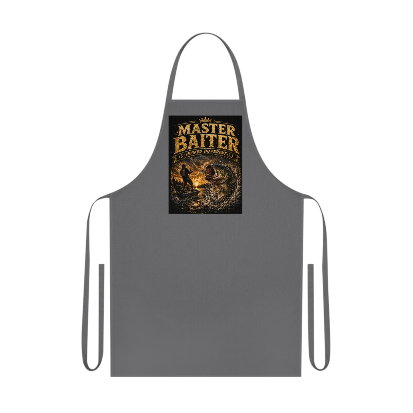 “Master Baiter” Funny Angler Cotton Fishing Apron