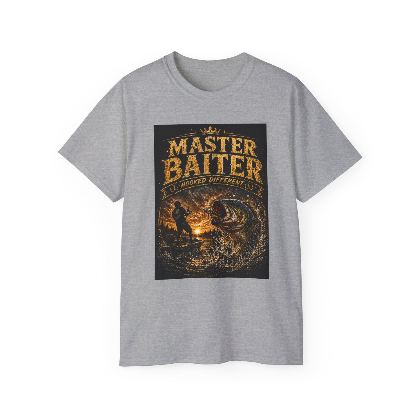 "Master Baiter" Vintage Angler Graphic Tee