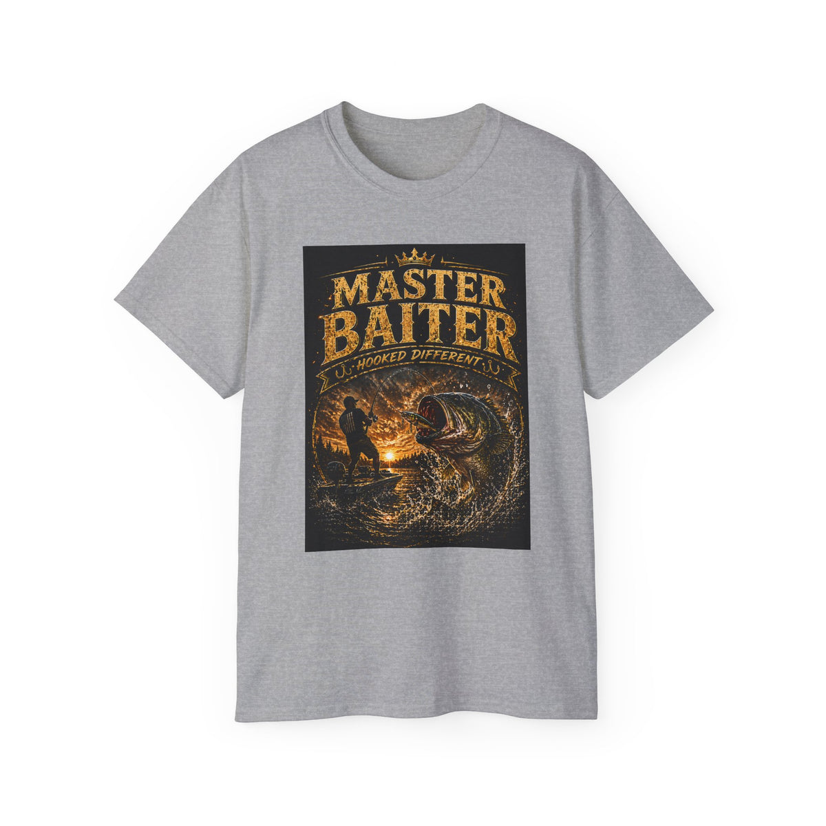 "Master Baiter" Vintage Angler Graphic Tee