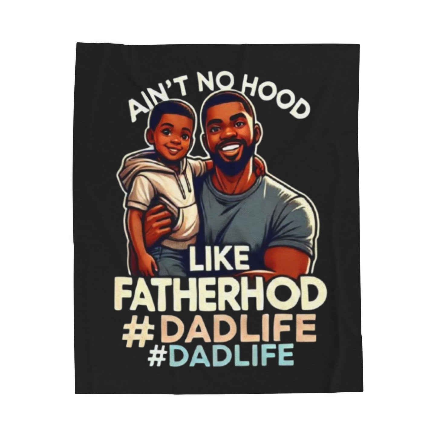 AA-Blk Cozy Velveteen Plush Blanket