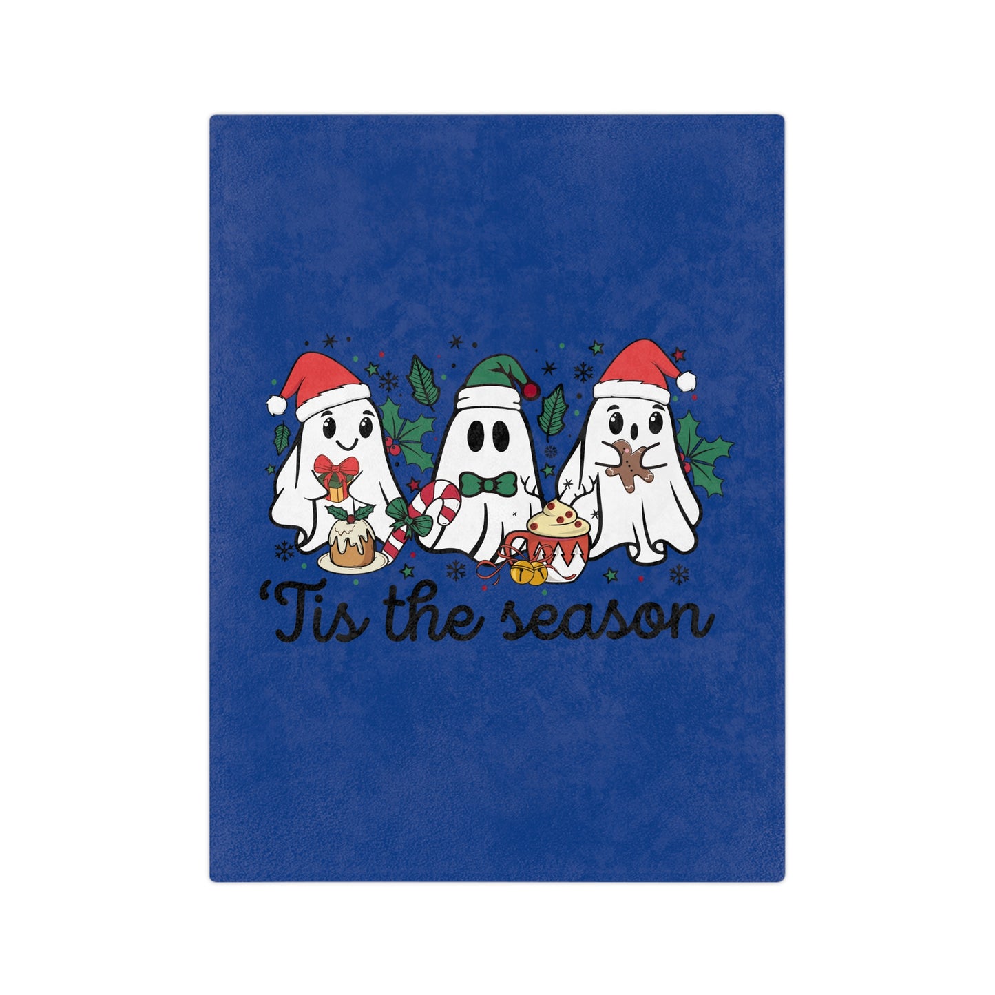 Christmas Ghost-Dark Blue