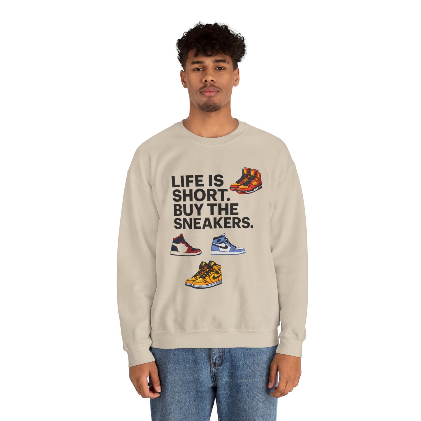 Life is Short Sneaker Sweatshirt