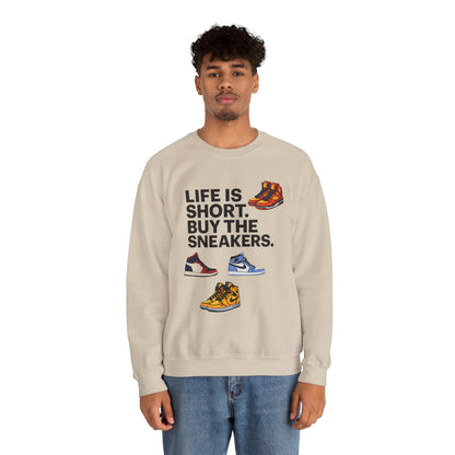 Life is Short Sneaker Sweatshirt
