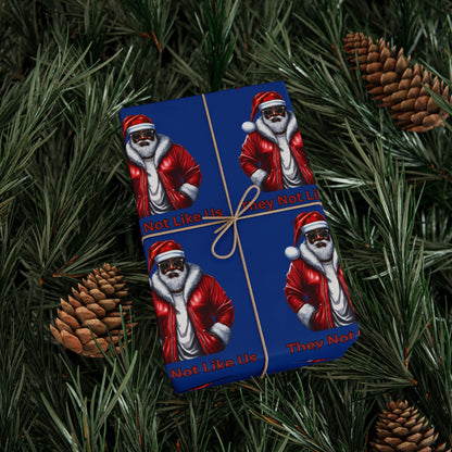 They Not Like Us (Blue) Wrapping Paper