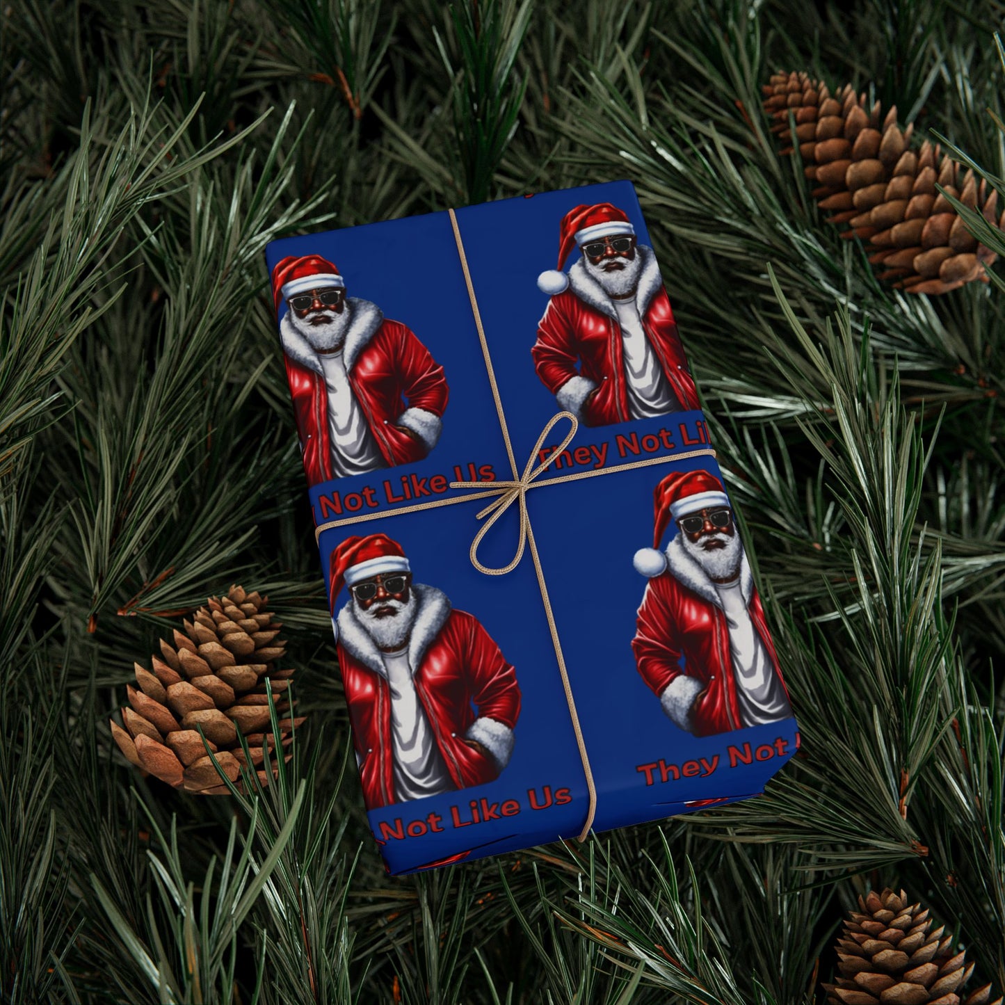 They Not Like Us (Blue) Wrapping Paper