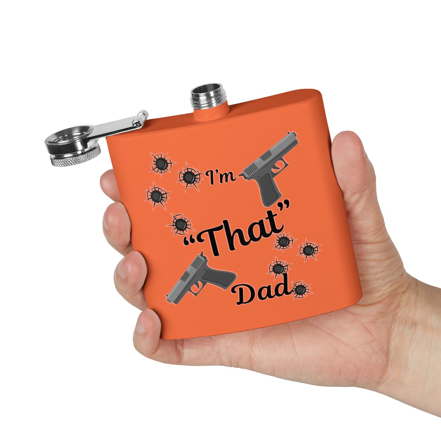 Funny Stainless Steel Flask for Dad | I'm "That" Dad
