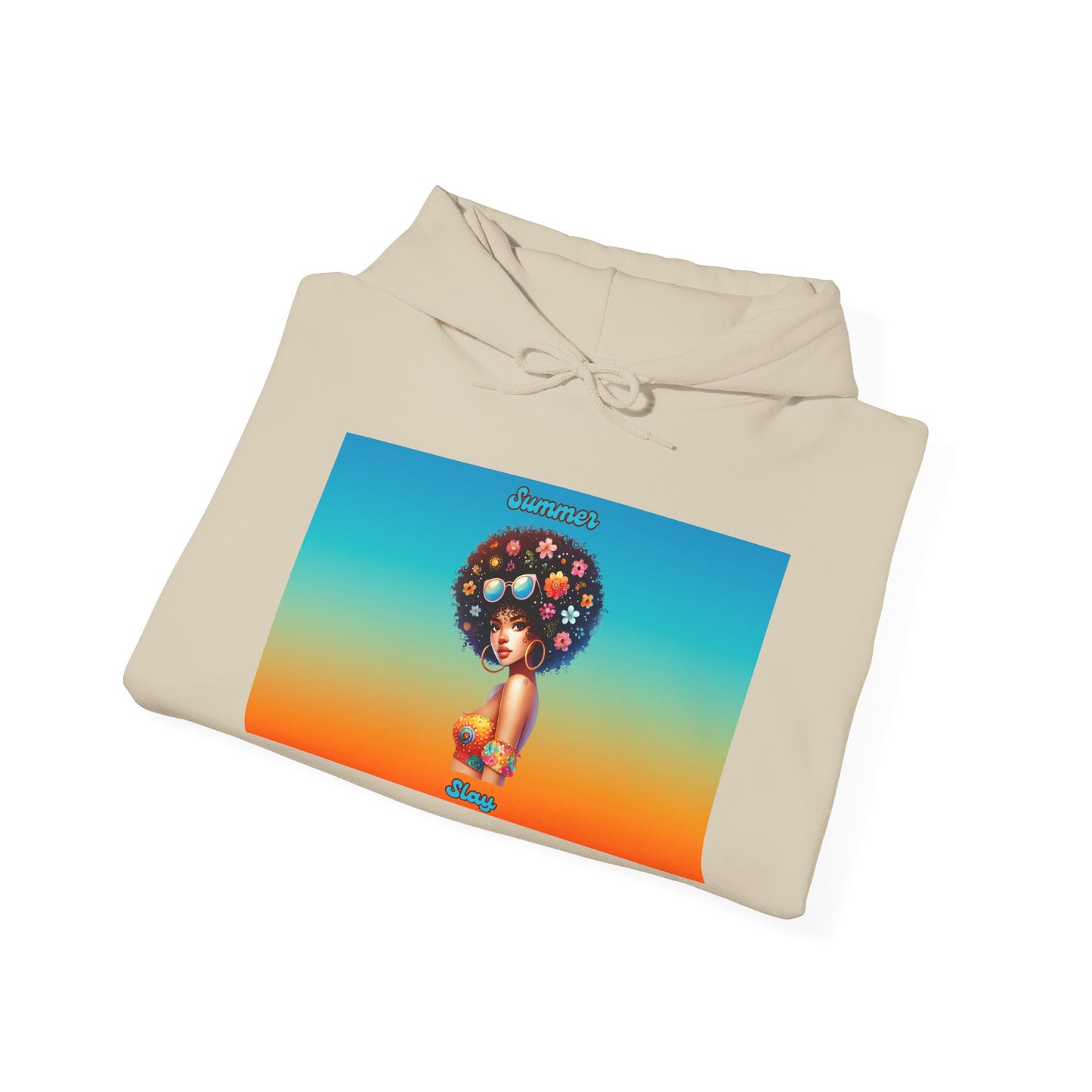 Summer Slay Vibrant Artistic Hoodie