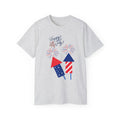Fourth of July Fireworks Tee — "Happy 4th July" Patriotic Rocket T-Shirt