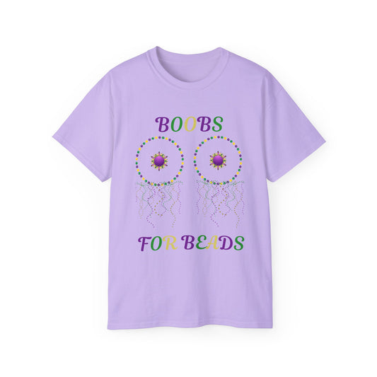 Boobs for Beads Tee-1