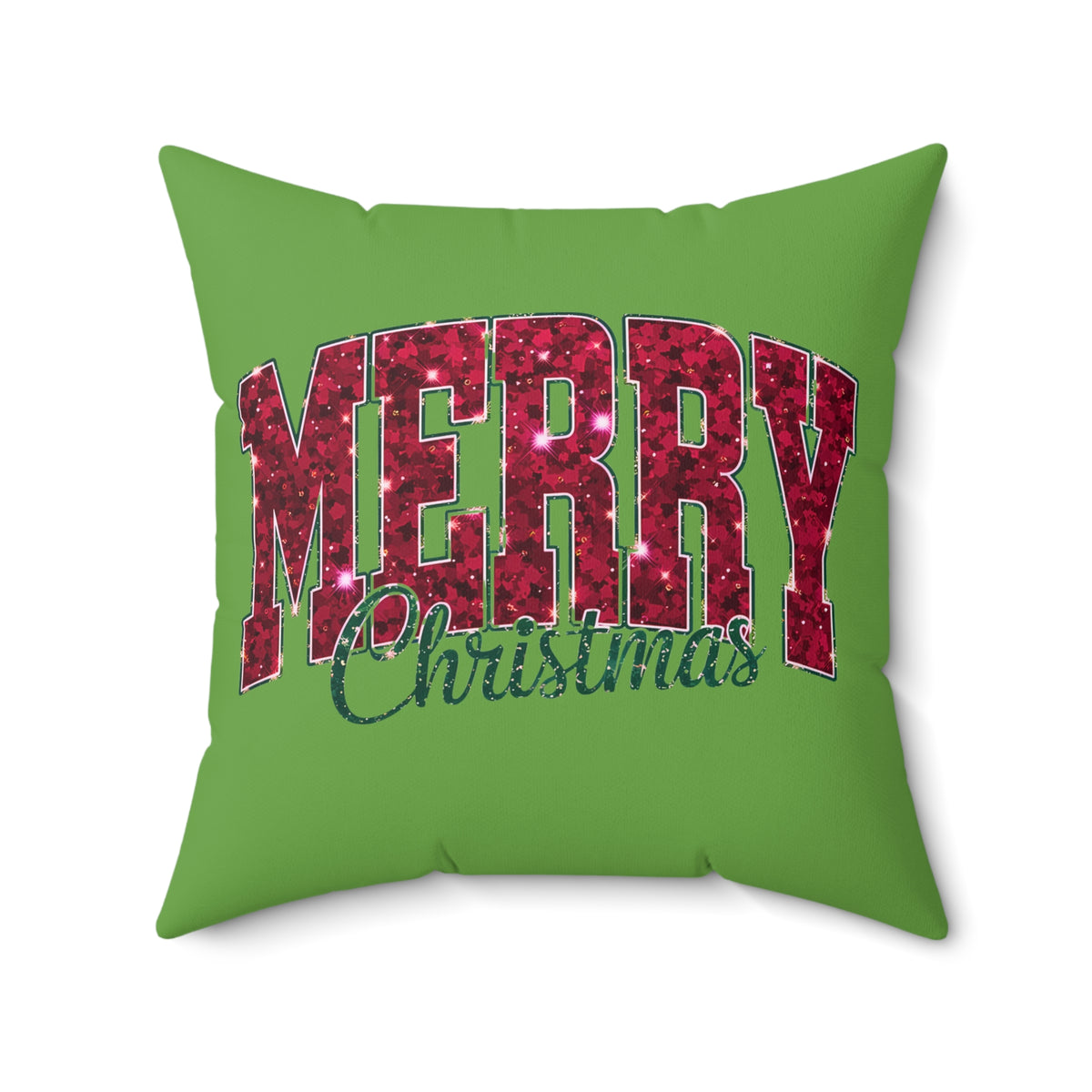 Merry Christmas Glitter-Green