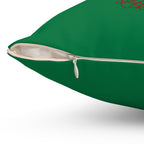 They Not Like Us 4-Green Spun Polyester Square Pillow