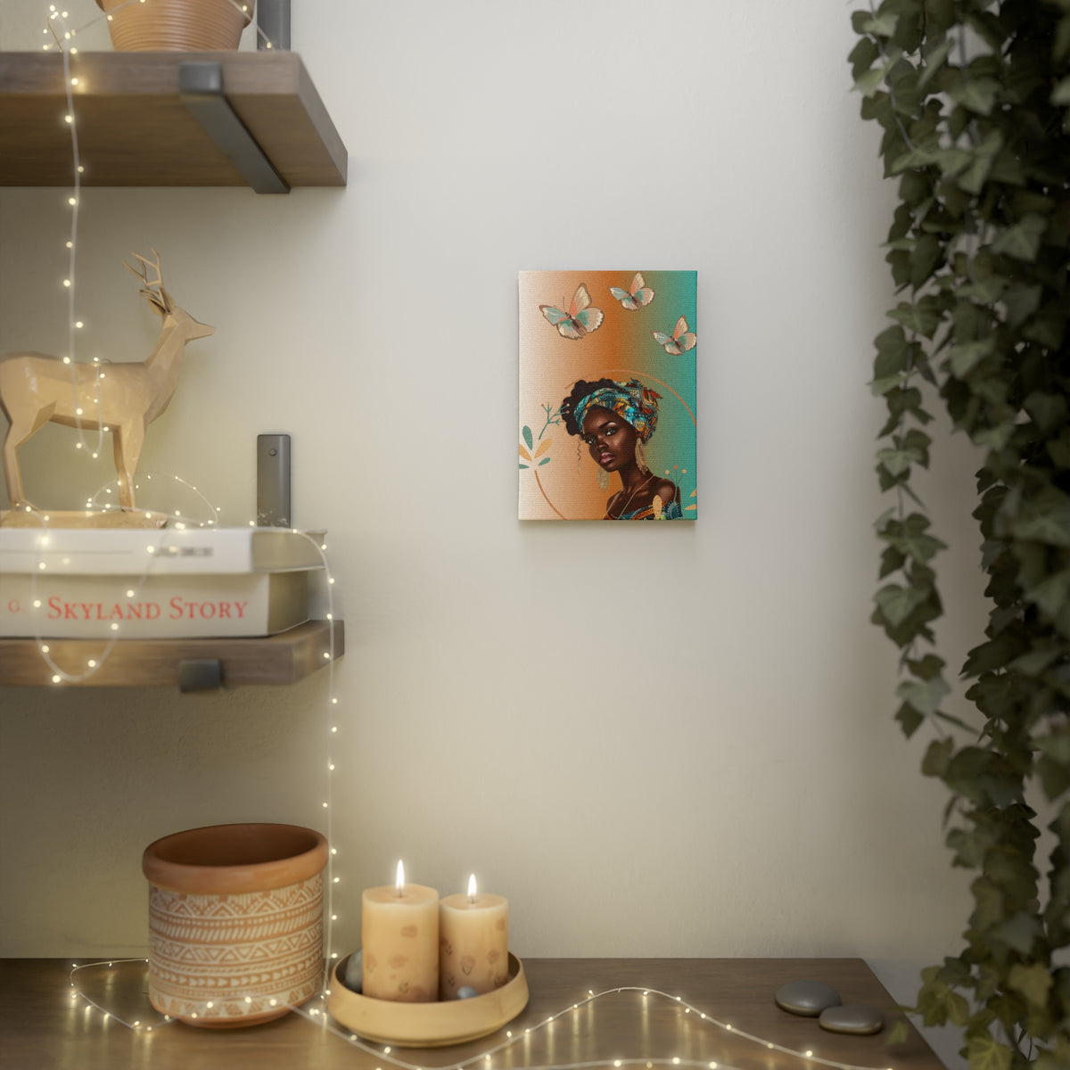Queen Teal-Canvas Photo Tile