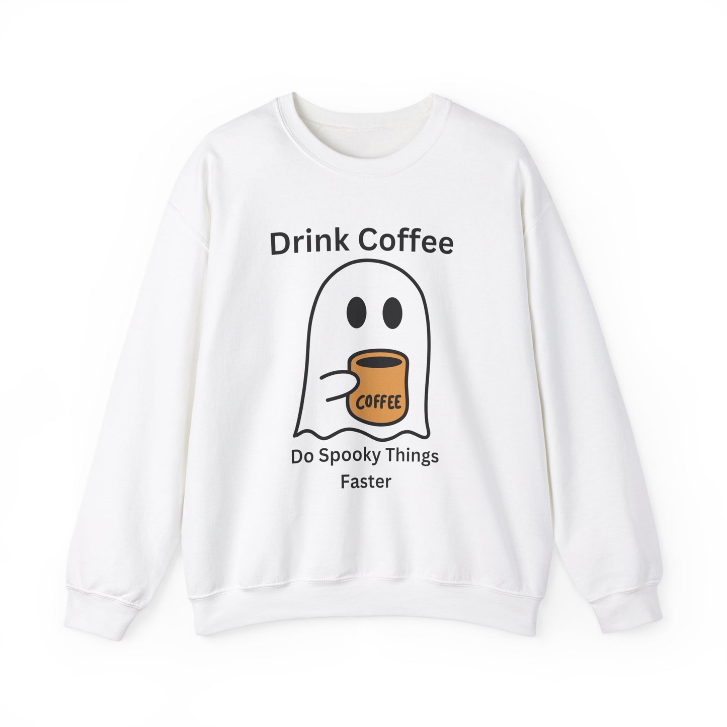 Boo Drink Coffee-Ghost-Sweatshirt