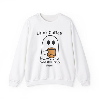 Boo Drink Coffee-Ghost-Sweatshirt