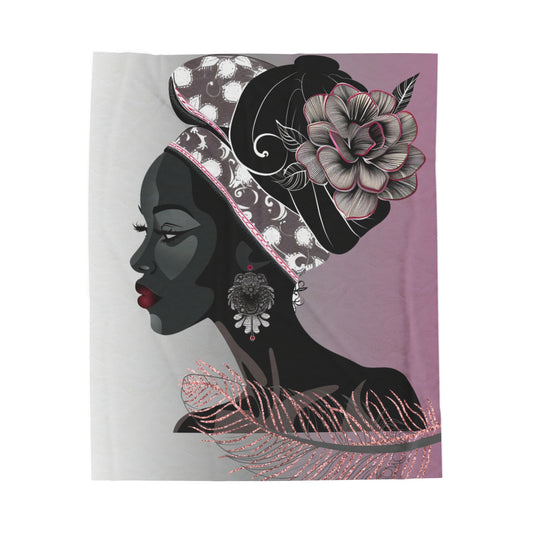 Feather-Velveteen Plush Blanket