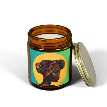 Moon-Scented Candles, Coconut Apricot Wax (4oz, 9oz)