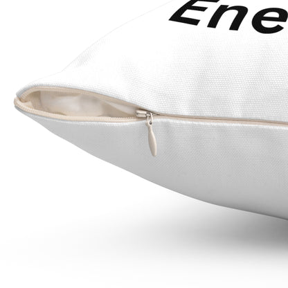 Big Nick Energy-Spun Polyester Square Pillow (White)