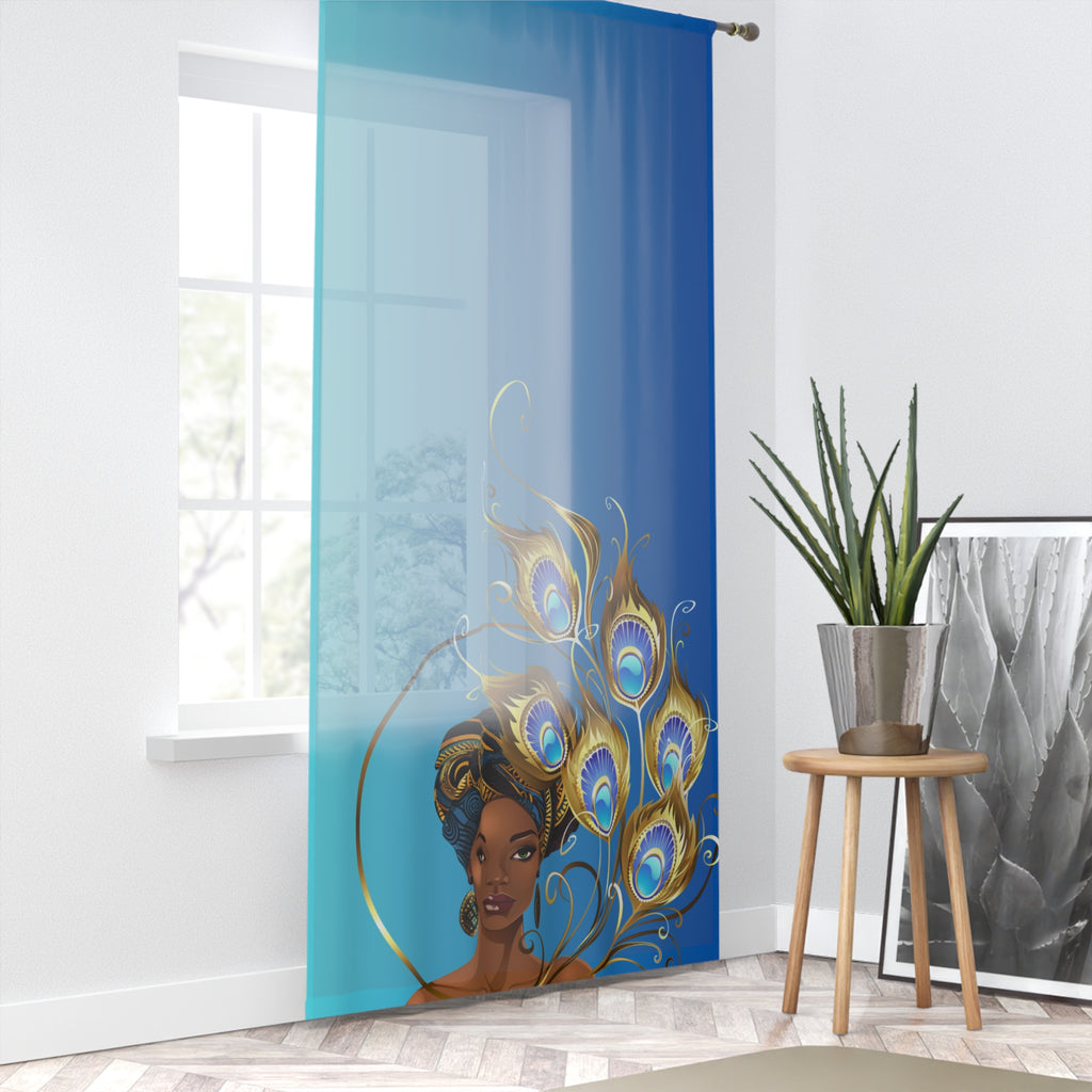 Peacock Queen Window Curtain