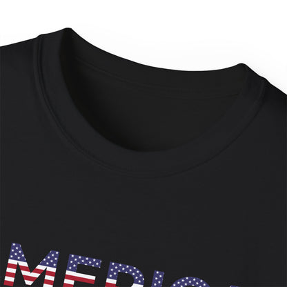 America Flag Heart T-Shirt — Patriotic 4th of July Tee