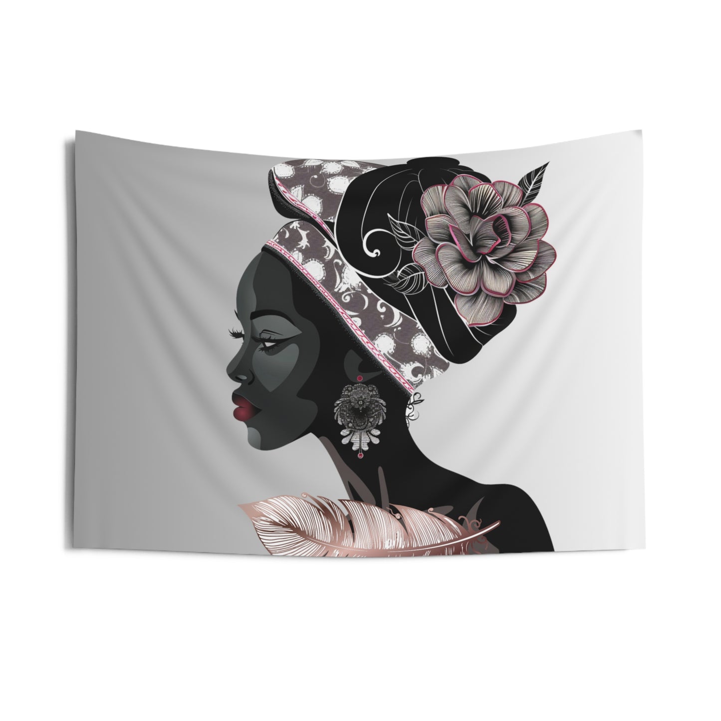 Queen Feather Wall Tapestry