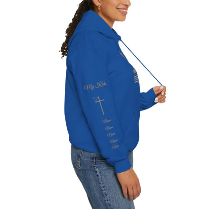 Fatherhood Kingdom Work Hoodie — Gold Crown Dad Hoodie, Proud Dad Gift