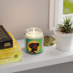 Moon-Scented Candles, Coconut Apricot Wax (4oz, 9oz)