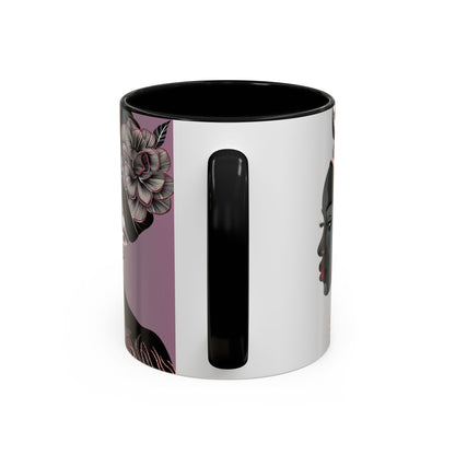 Queen Feather Accent Coffee Mug - 11oz & 15oz