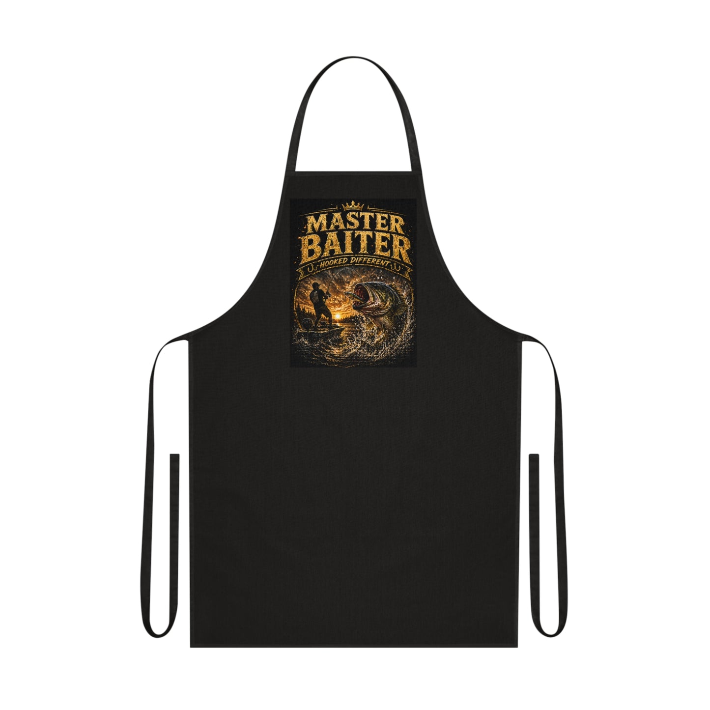 “Master Baiter” Funny Angler Cotton Fishing Apron