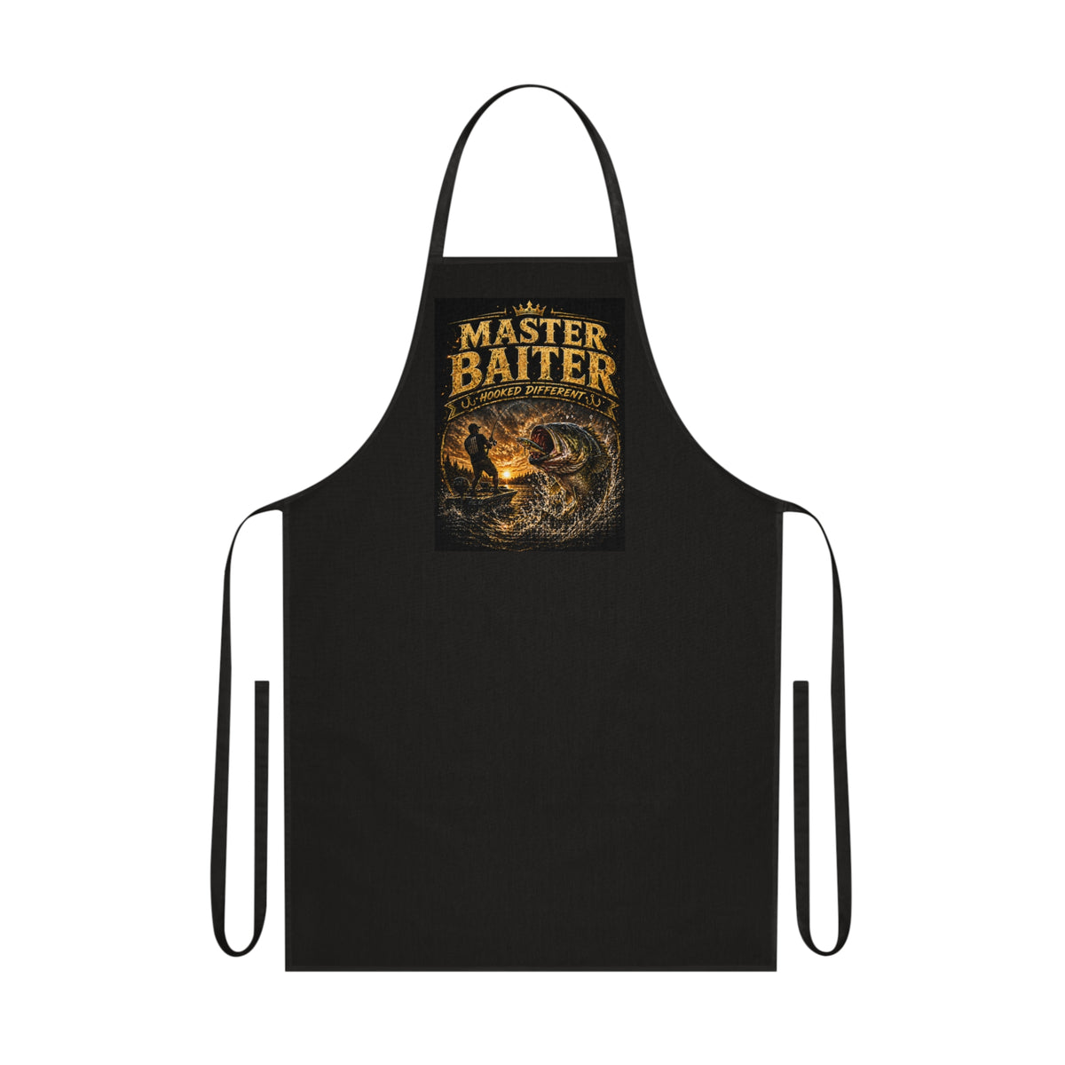 “Master Baiter” Funny Angler Cotton Fishing Apron