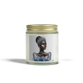 Silver-Scented Candles, Coconut Apricot Wax (4oz, 9oz)