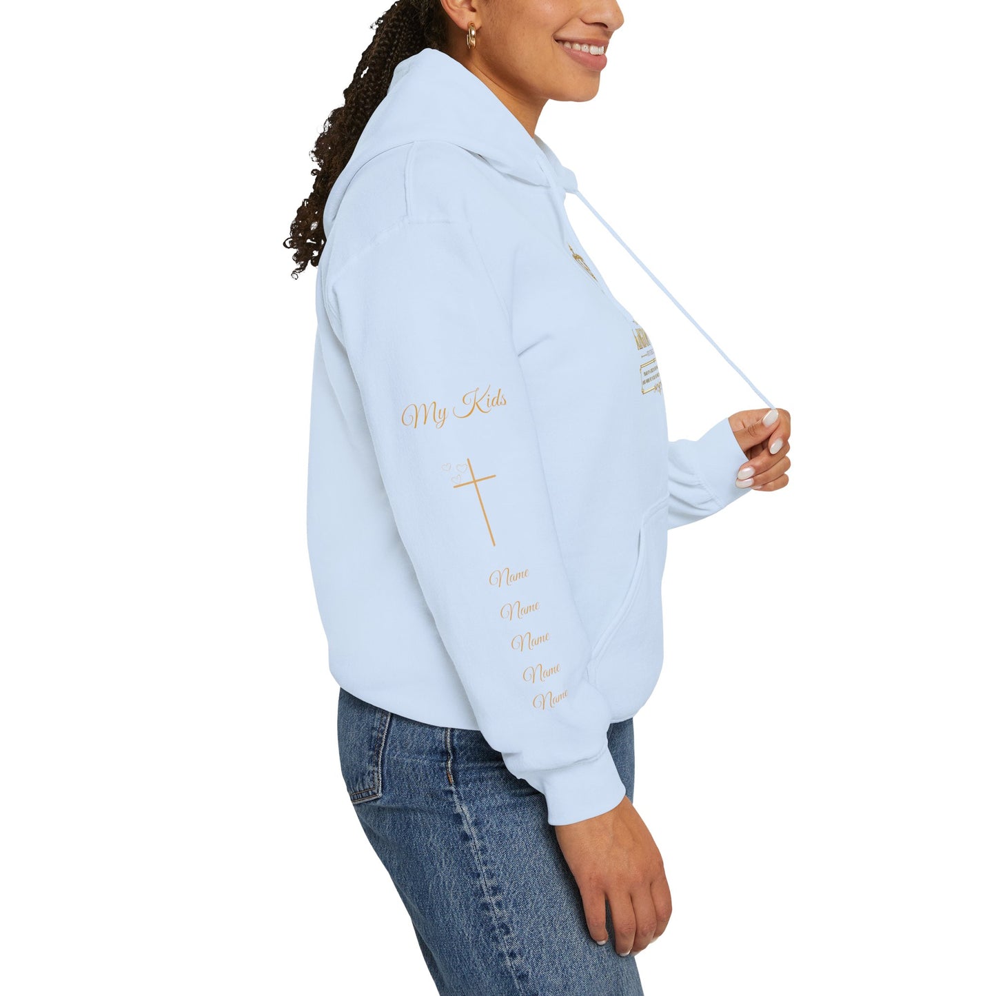 Fatherhood Kingdom Work Hoodie — Gold Crown Dad Hoodie, Proud Dad Gift