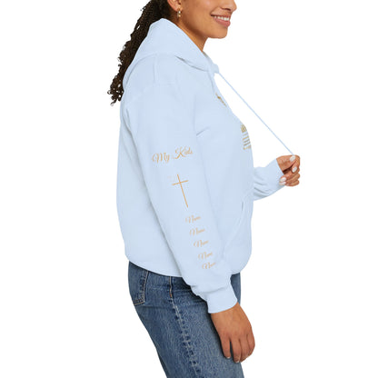 Fatherhood Kingdom Work Hoodie — Gold Crown Dad Hoodie, Proud Dad Gift