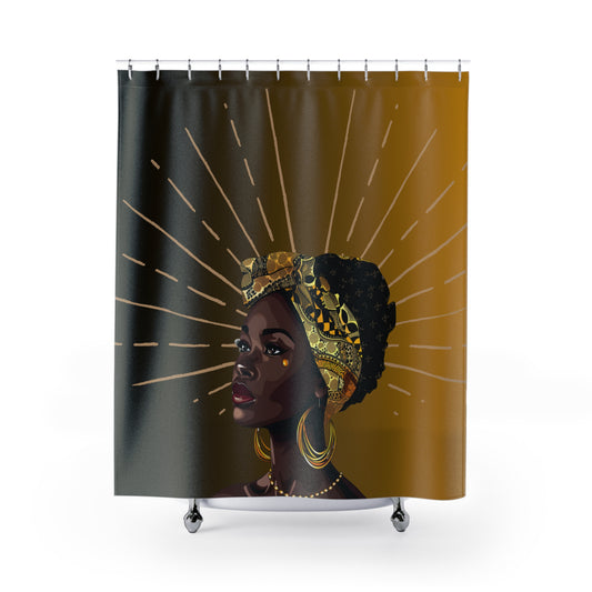 Queen Star Shower Curtain - Cultural Home Decor