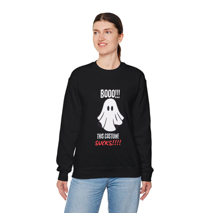 Boo Costume Sucks-Black-Sweatshirt