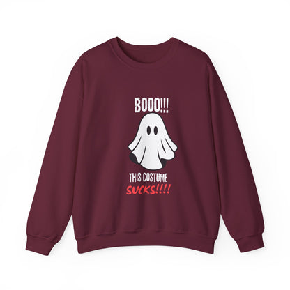 Boo Costume Sucks-Black-Sweatshirt