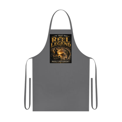"Reel Legend" Cotton Apron - Funny Fisherman Apron