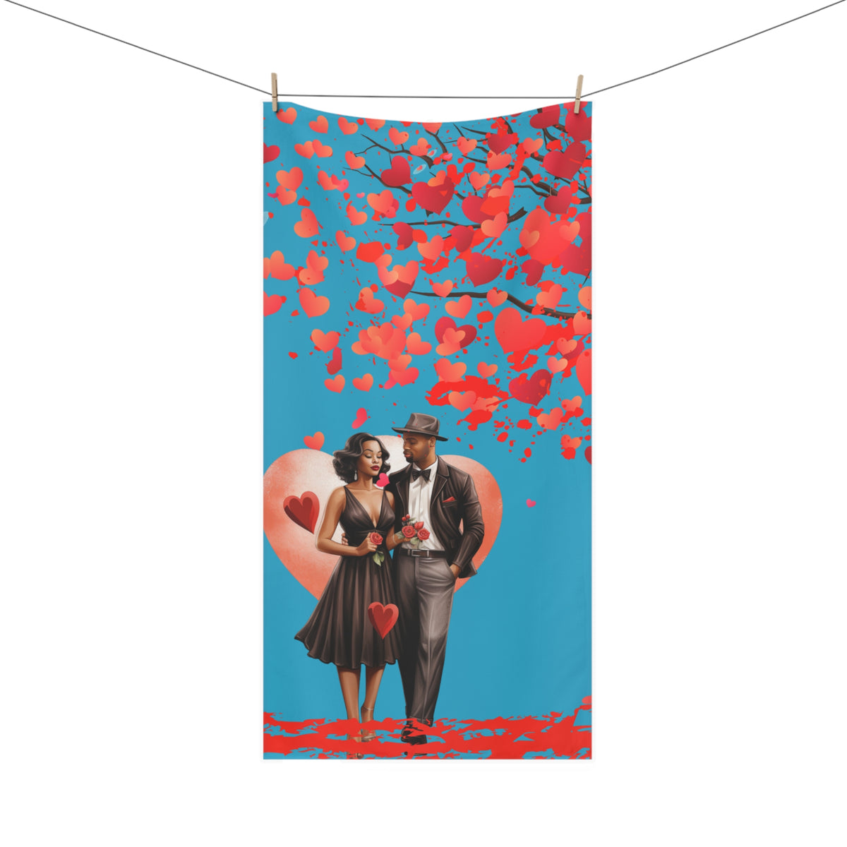 Love Stroll-Mink-Cotton Towel