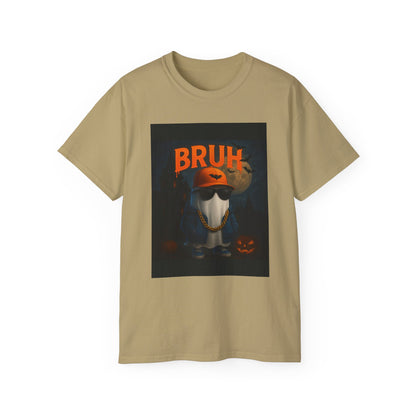 Bruh Cotton T-Shirt (Haunted House)