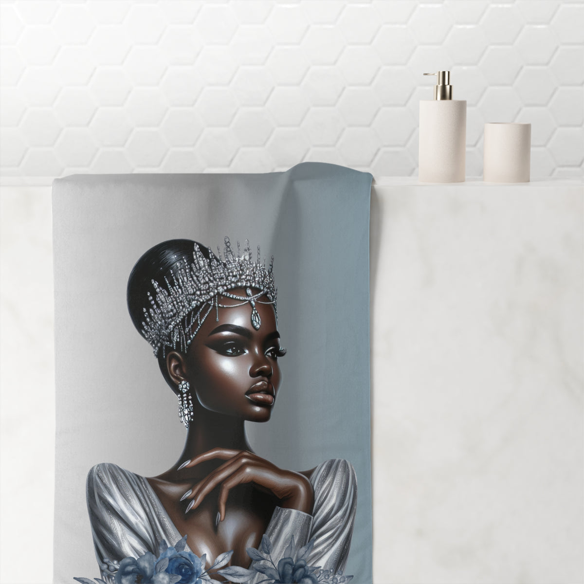 Silver-Mink-Cotton Towel