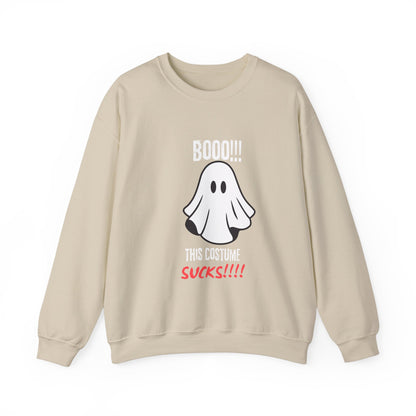 Boo Costume Sucks-Black-Sweatshirt